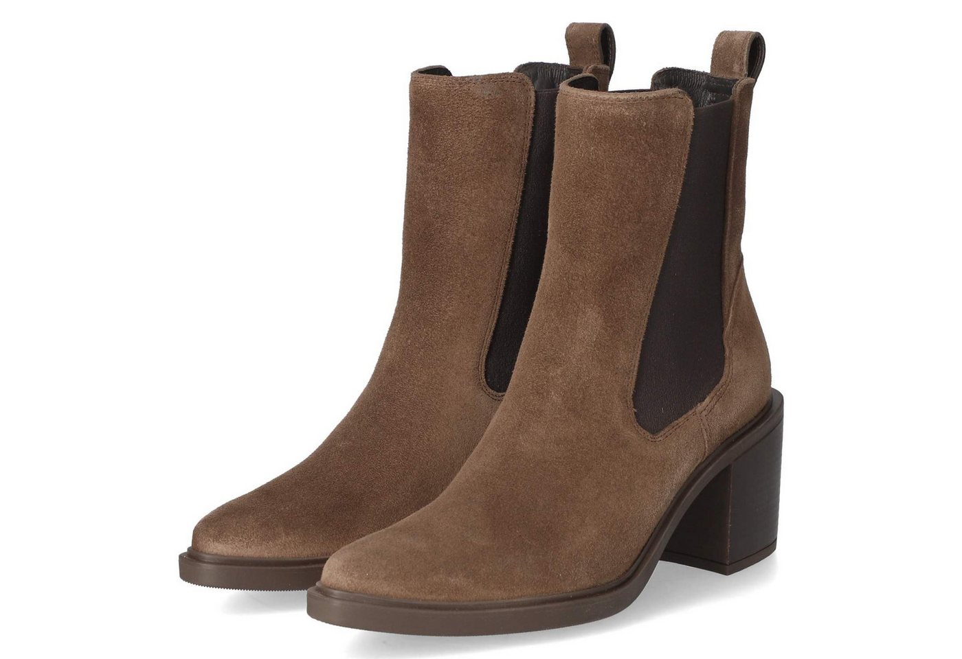 Paul Green 8252-01 Damen Rauleder braun Schlupfstiefel