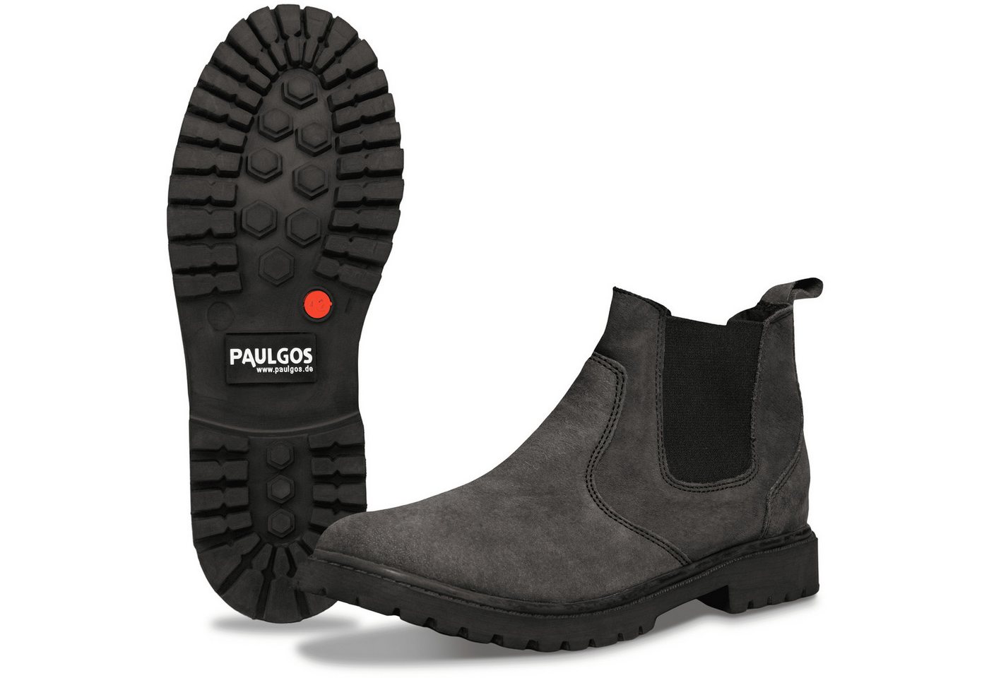 PAULGOS Herren Chelsea Boots, Stiefeletten Größe 39-47 in 3 Farben Chelseaboots