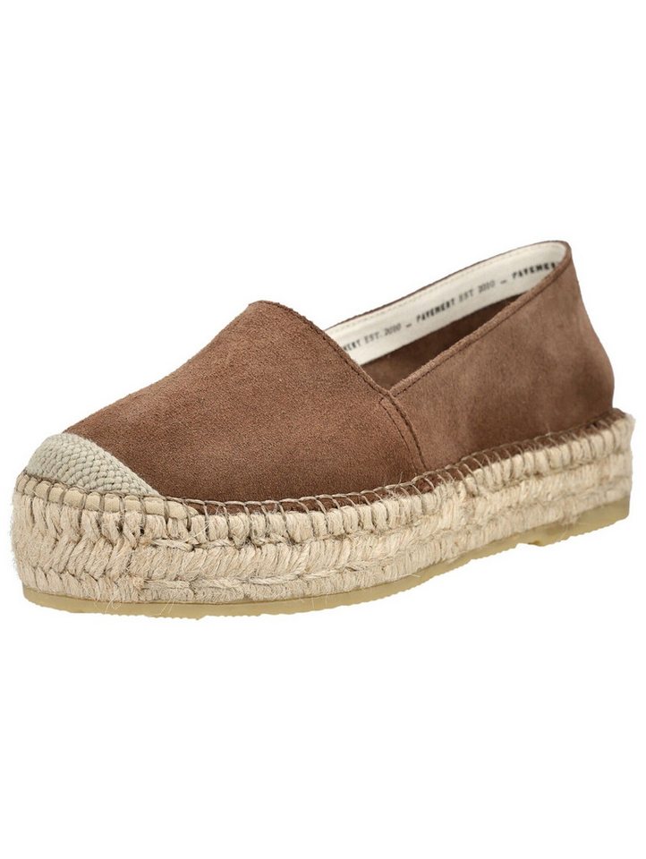 Pavement Halbschuhe Leder Espadrille (braun)