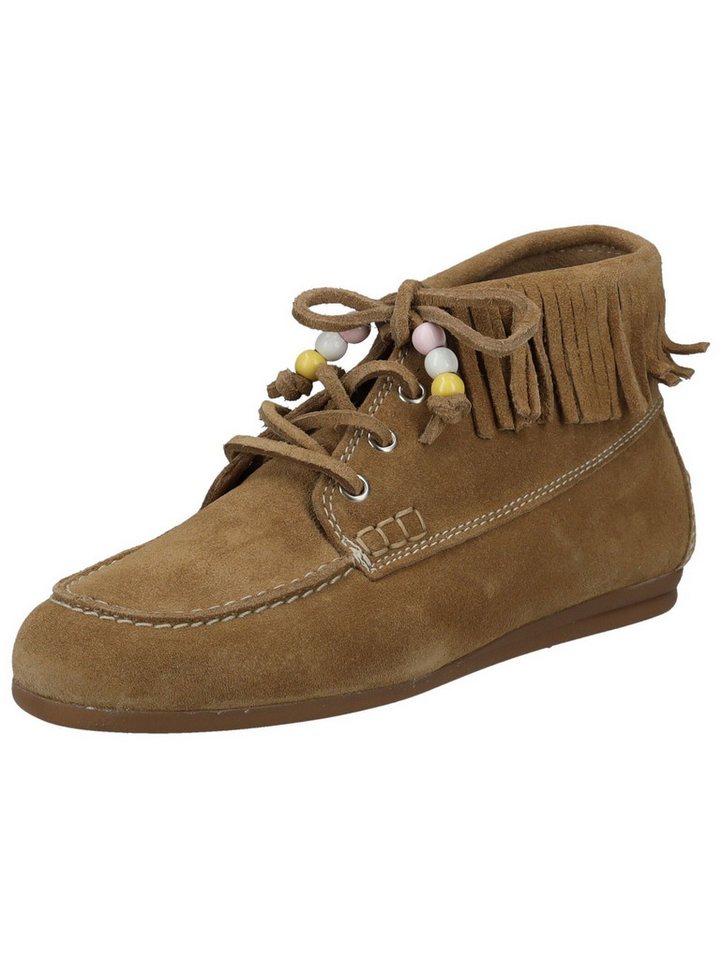Pavement Stiefelette Veloursleder Schnürstiefelette