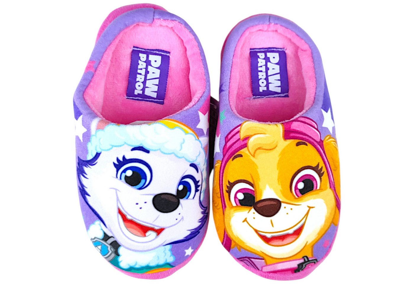 Paw Patrol Skye & Everest Hausschuh Mädchen Slipper Pantoffeln Gr. 26-31