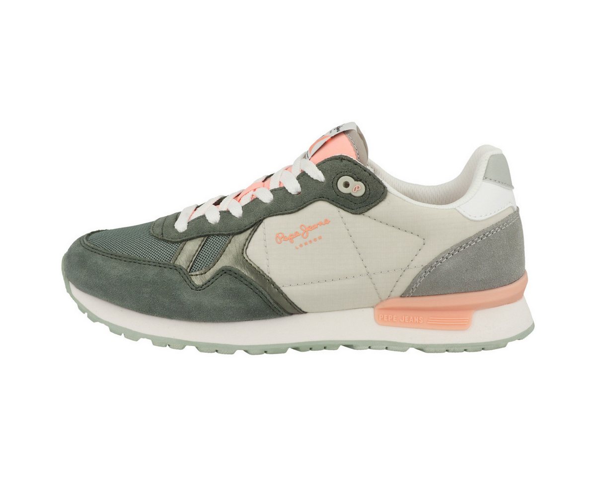 Pepe Jeans Brit Camp Damen Sneaker Turnschuhe, Sportschuhe, Freizeitschuhe, Halbschuhe, Schnürschuhe (bunt)