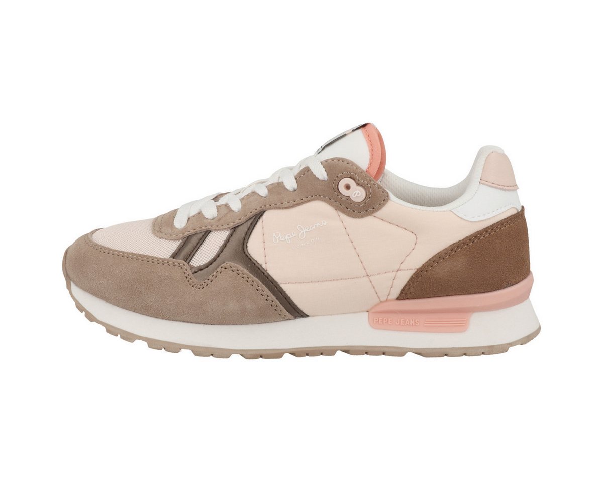 Pepe Jeans Brit Camp Damen Sneaker Turnschuhe, Sportschuhe, Freizeitschuhe, Halbschuhe, Schnürschuhe