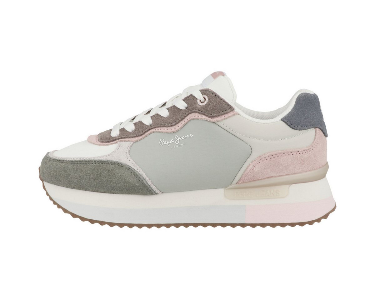 Pepe Jeans Rusper Class Damen Sneaker Turnschuhe, Sportschuhe, Freizeitschuhe, Halbschuhe, Schnürschuhe (bunt)