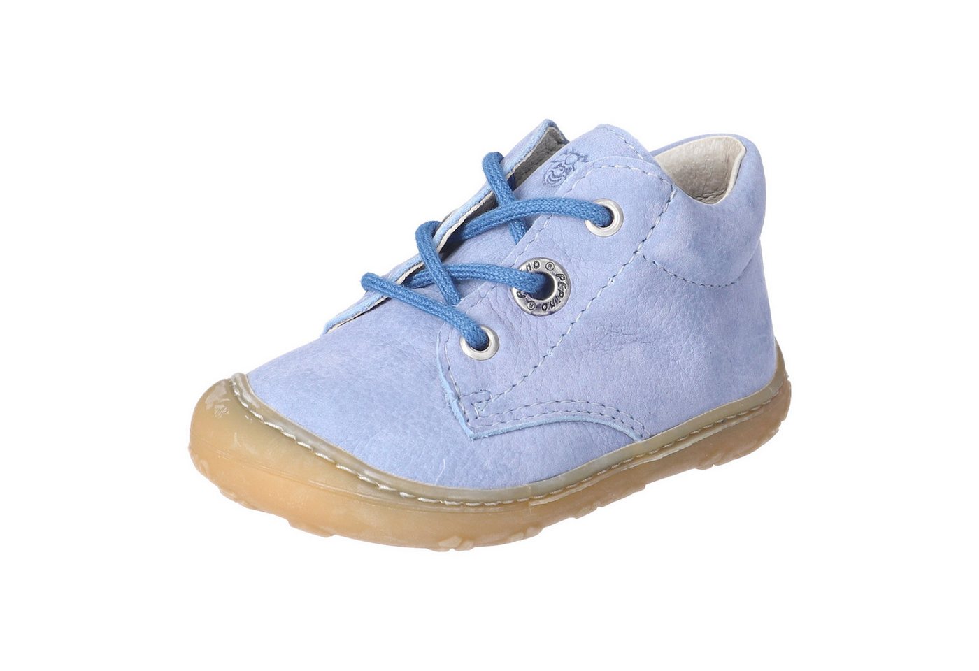 PEPINO by RICOSTA Cory 50 WMS: Mittel Lauflernschuh Schnürschuh mit WMS-System, Leder, Größenschablone zum Download (blau)