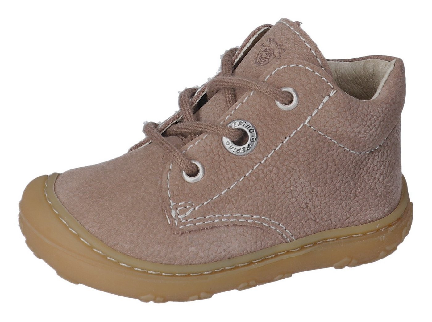 PEPINO by RICOSTA Cory WMS: Mittel Lauflernschuh Schnürschuh mit WMS-System, Leder, Größenschablone zum Download (schoko)