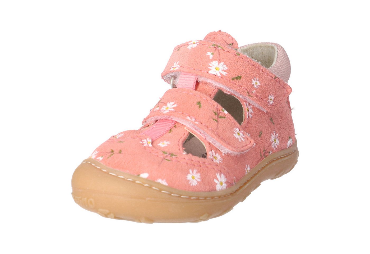 PEPINO by RICOSTA Ebi WMS: mittel Lauflernschuh Klettschuh, Lederinnensohle, Größenschablone zum Download (strawberry)