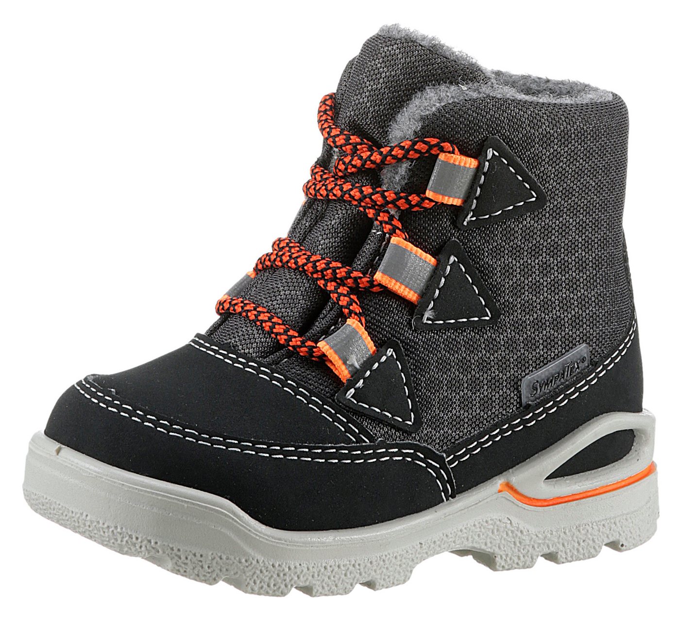 PEPINO by RICOSTA Emil WMS: Mittel Winterboots Winterstiefel, Babyschuh, Schnürstiefel mit herausnehmbarer Innensohle