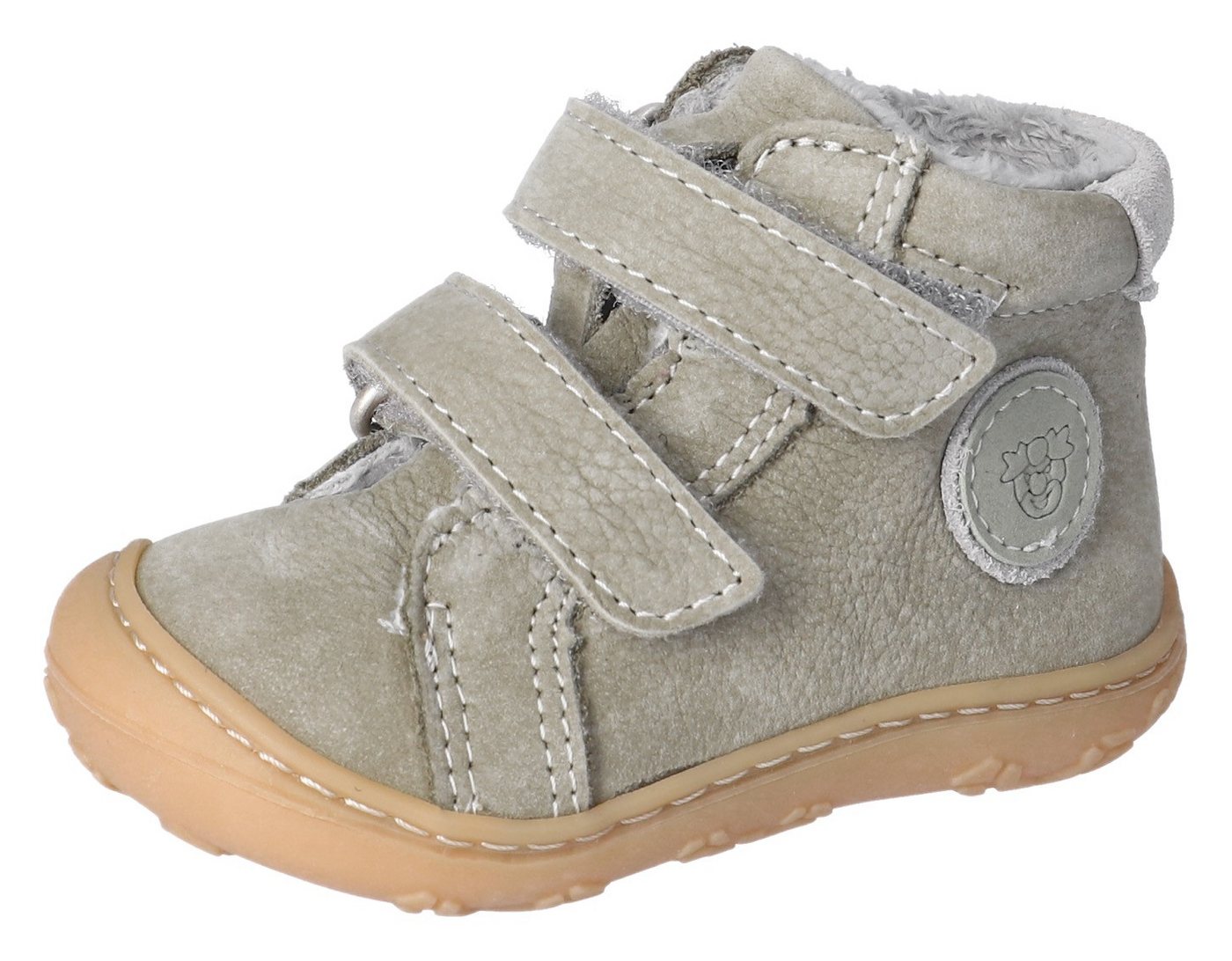 PEPINO by RICOSTA Gedo WMS: normal Lauflernschuh Barfußschuh mit hochgezogener Zehenkappe, Größenschablone zum Download (eukalyptus)