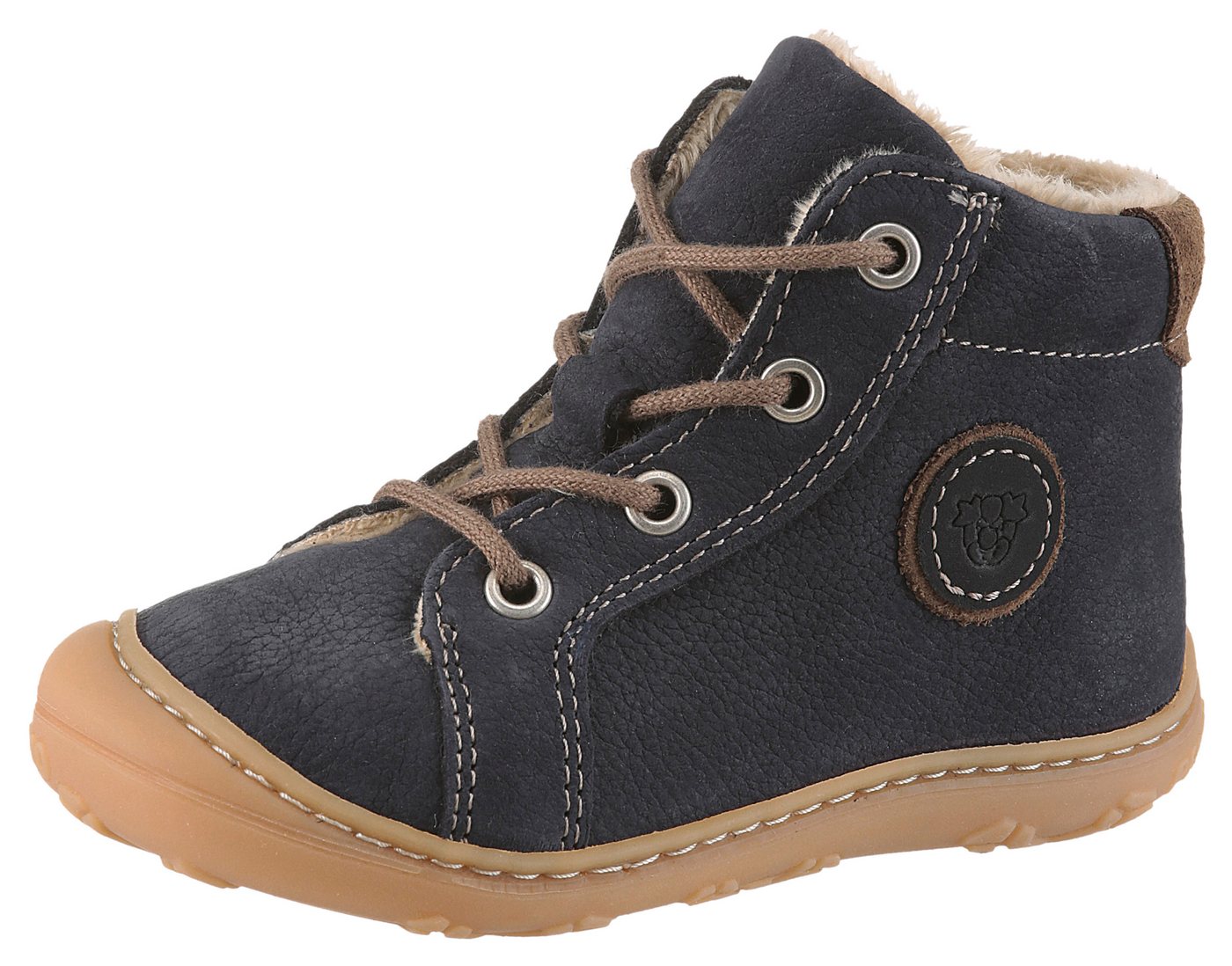 PEPINO by RICOSTA Georgie WMS: weit Lauflernschuh Winterschuh mit Weiten-Meßsystem, Größenschablone zum Download