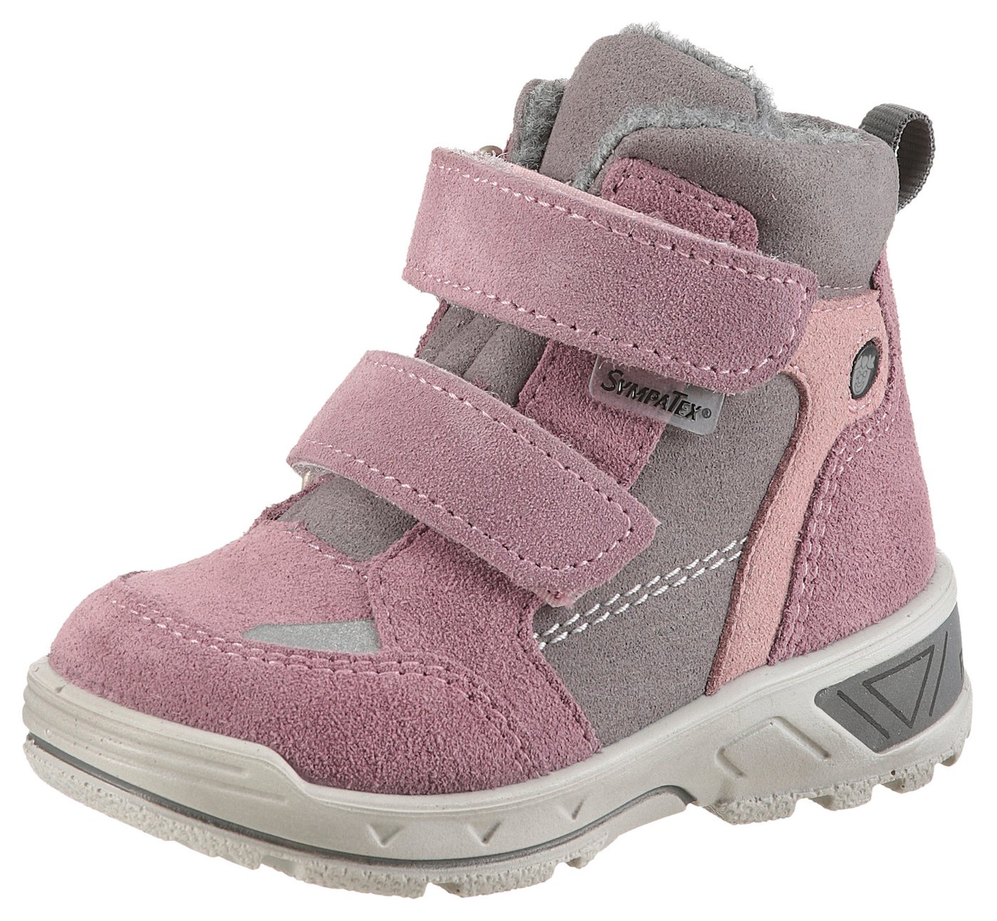 PEPINO by RICOSTA Janne 50 WMS: weit Lauflernschuh Klettstiefel, Winterboots mit Sympatex, Größenschablone zum Download