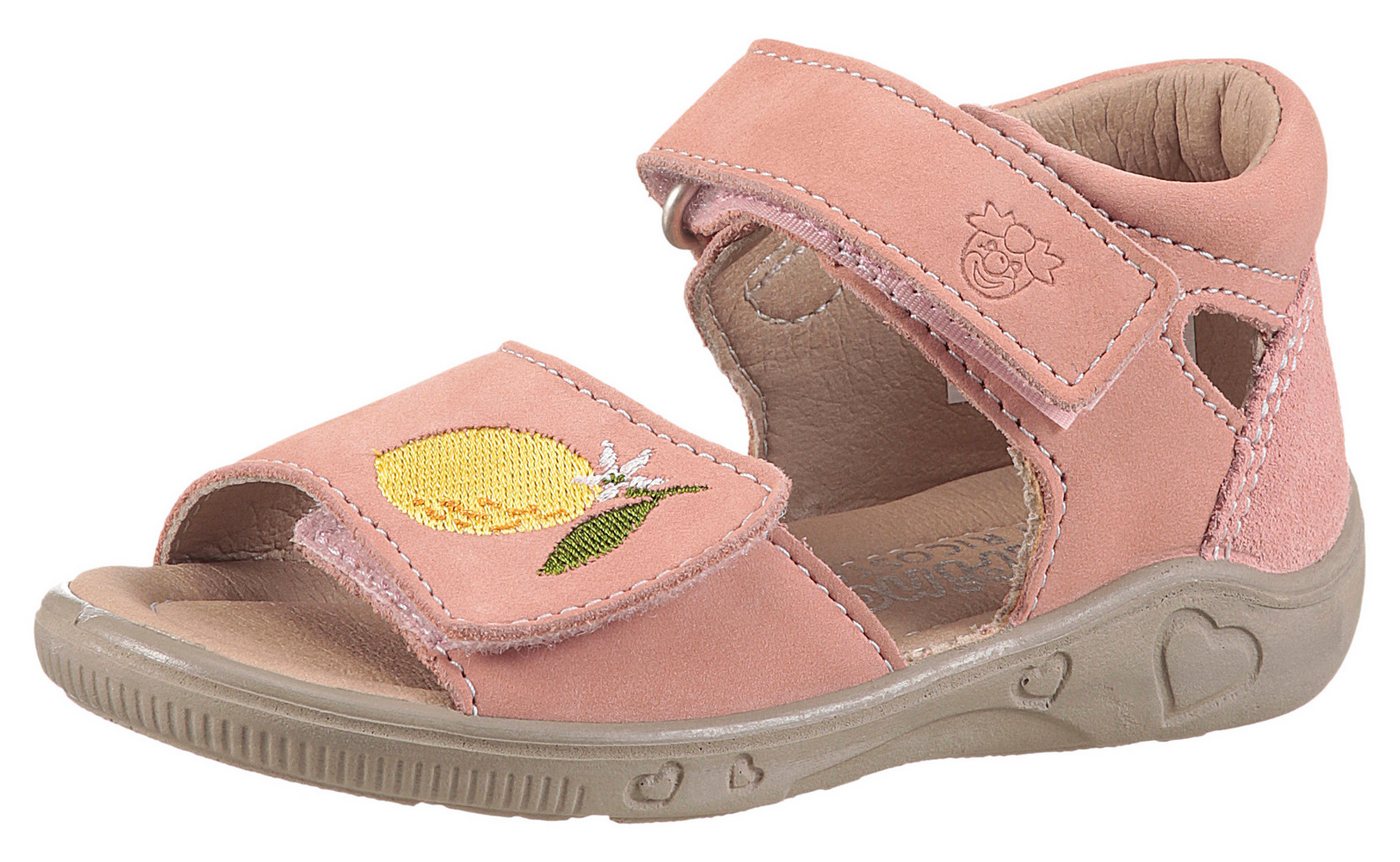 PEPINO by RICOSTA Mimi WMS: mittel Lauflernschuh Sandalette mit Klett und Stickerei, Größenschablone zum Download