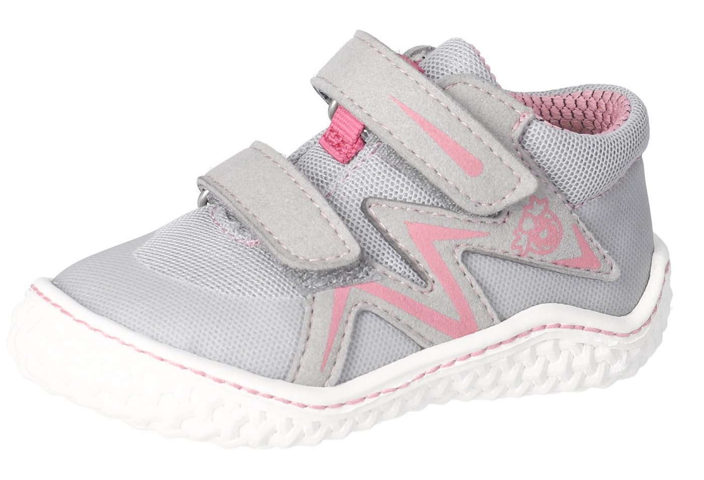 PEPINO by RICOSTA Patti WMS: mittel Lauflernschuh, Barfußschuh mit Klett u. WMS-System, Größenschablone zum Download