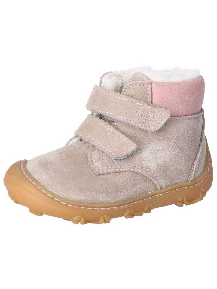 Pepino Stiefelette Leder Stiefelette (beige/rosa)