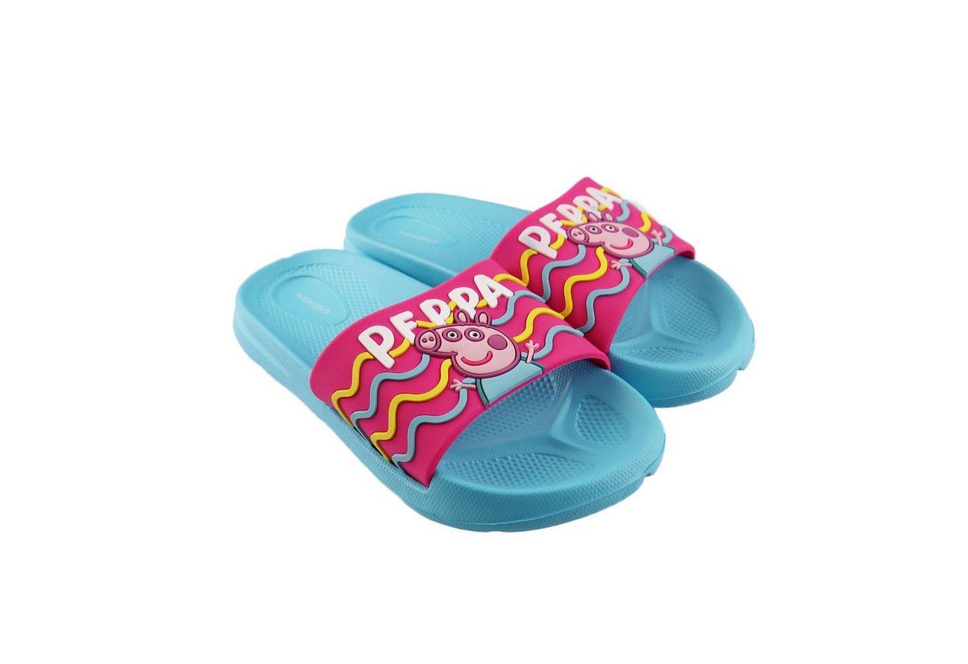 Peppa Pig Peppa Wutz Mädchen Kinder Sandalen - 3D Optik Sandale Gr. 25 bis 32