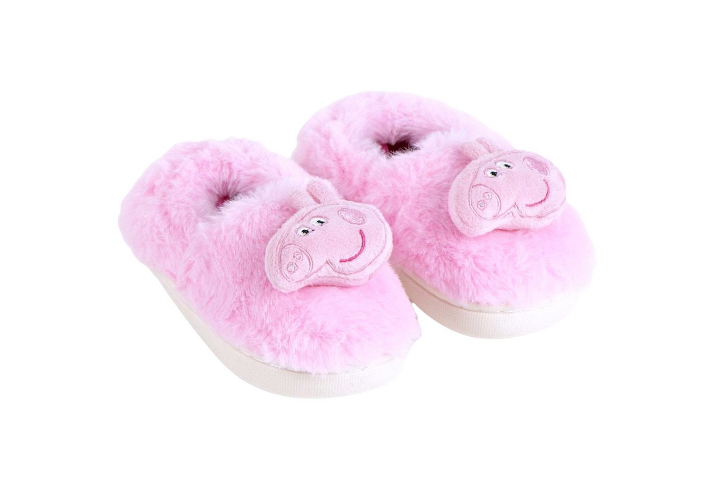 Cerdá Peppa Wutz Plüsch Hausschuh Mädchen Slipper Pantoffeln Gr. 22-29