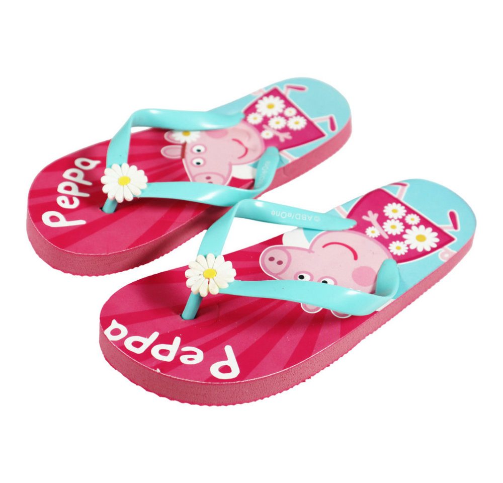 Peppa Pig Wutz Kinder Mädchen FlipFlops Sandalen Zehentrenner Zehentrenner Gr. 24 bis 29
