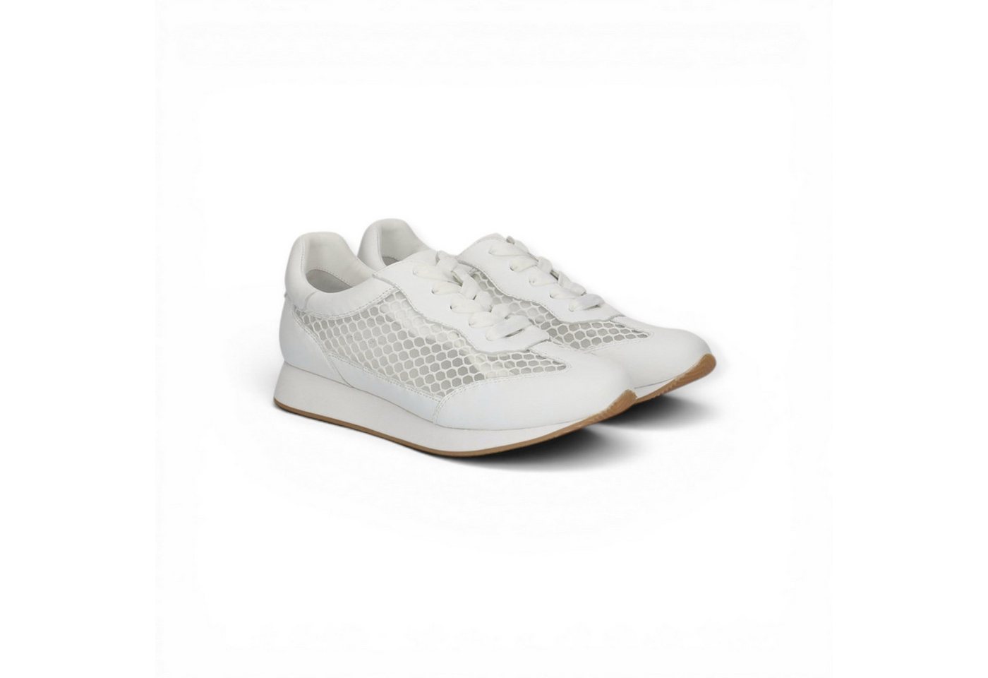 Peter Kaiser 73540 (Veloursleder/Textil) weiss Damen Sneaker