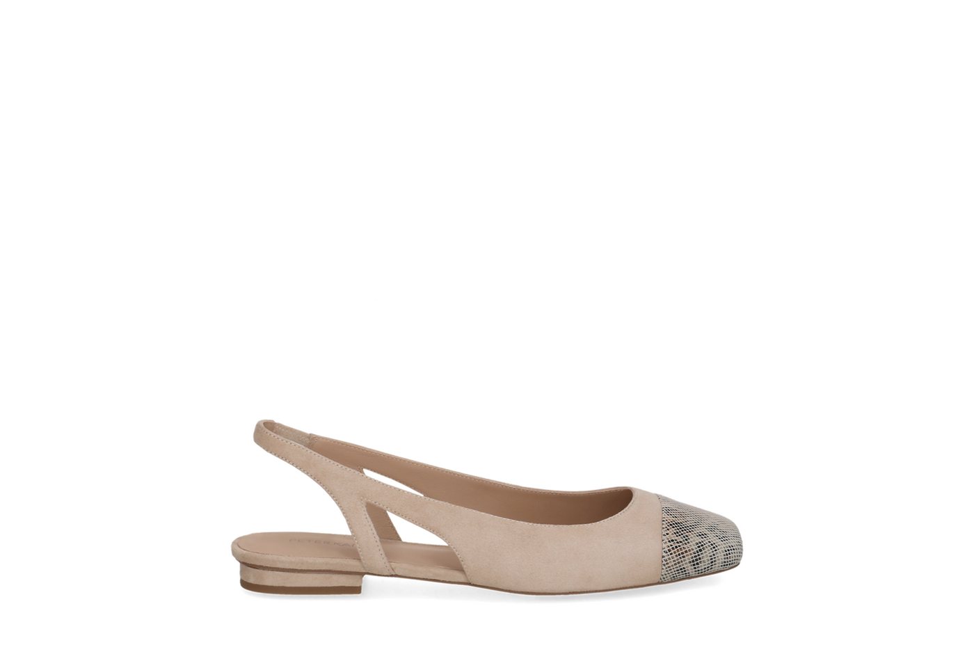 Peter Kaiser 79440 471, Peeptoes & Slingpumps, Beige, Leo-Look, Damen Peeptoepumps