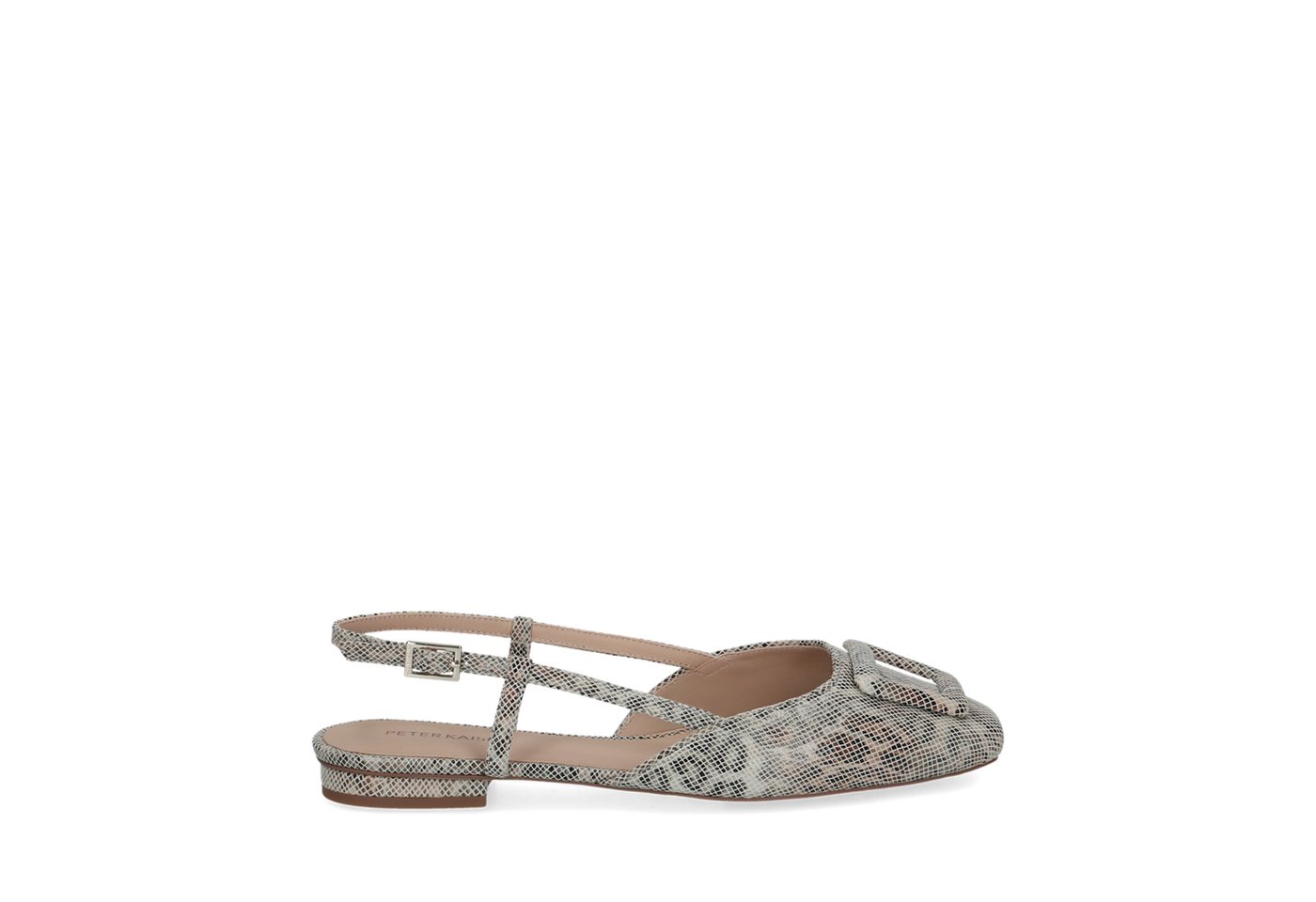 Peter Kaiser 79441 458, Peeptoes & Slingpumps, Beige / Leo-Look, Damen Peeptoepumps