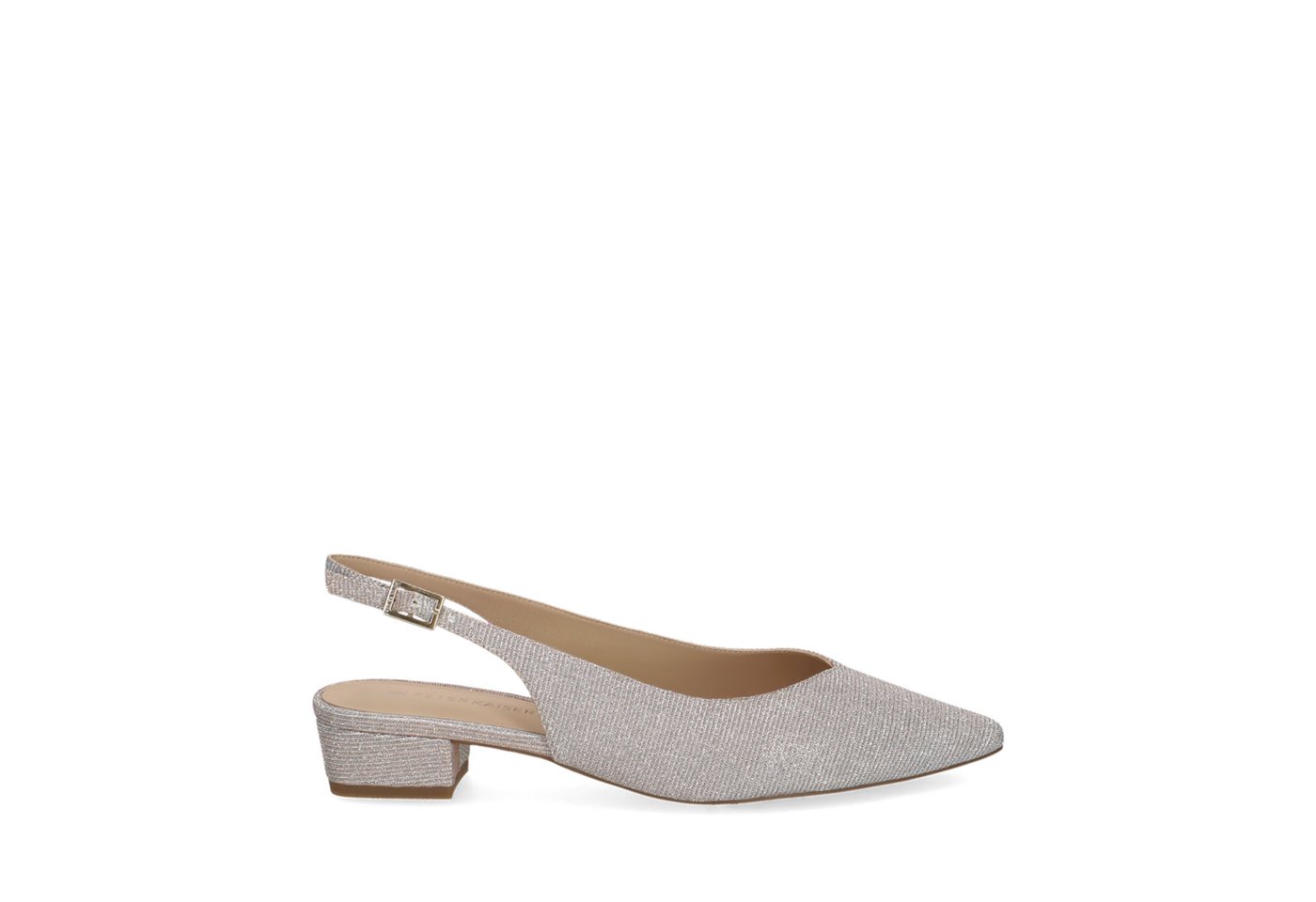 Peter Kaiser 79442 913, Peeptoes & Slingpumps, Rose, metallik, Damen Peeptoepumps