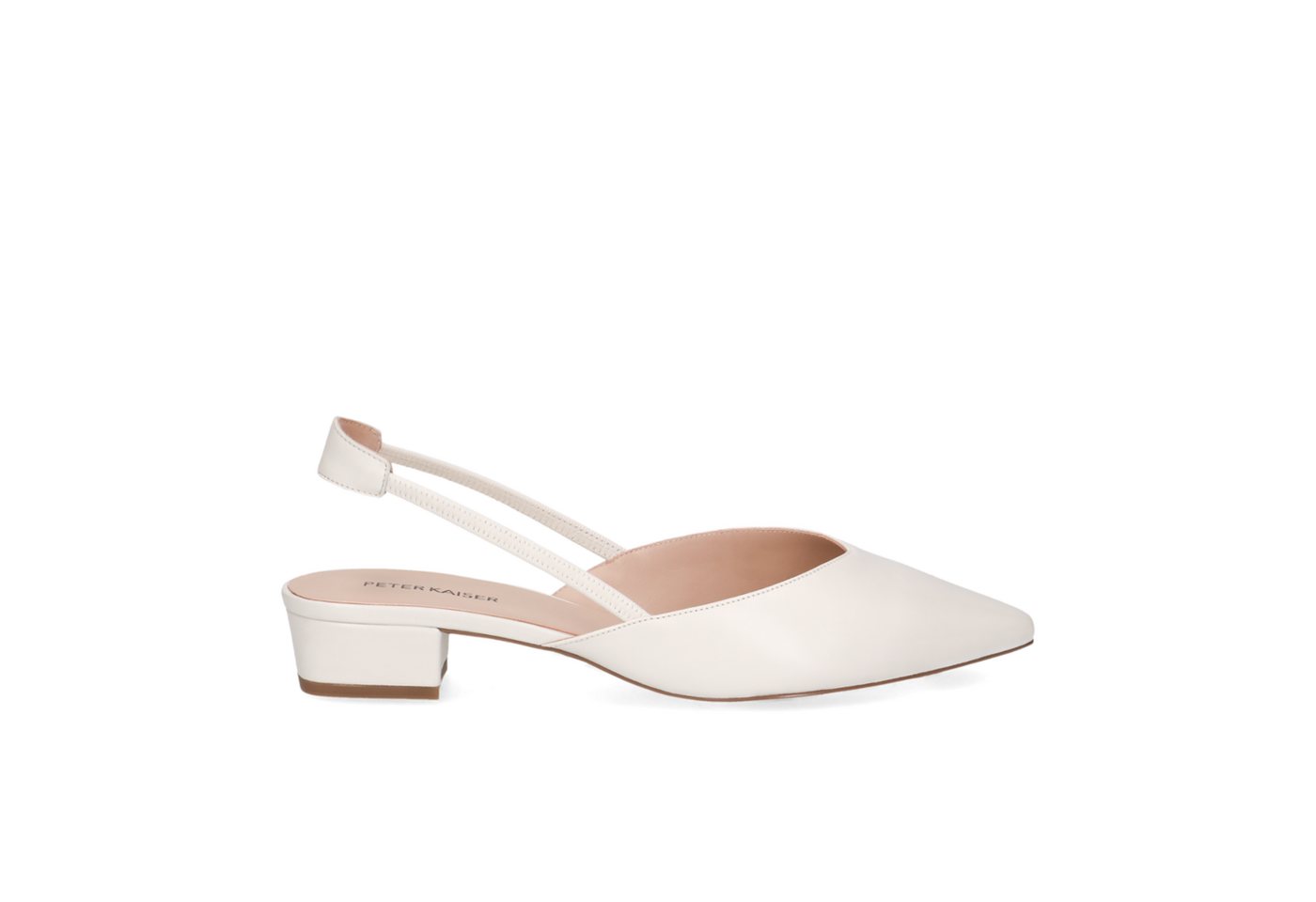Peter Kaiser 79443 170, Peeptoes & Slingpumps, Weiß, Damen Peeptoepumps