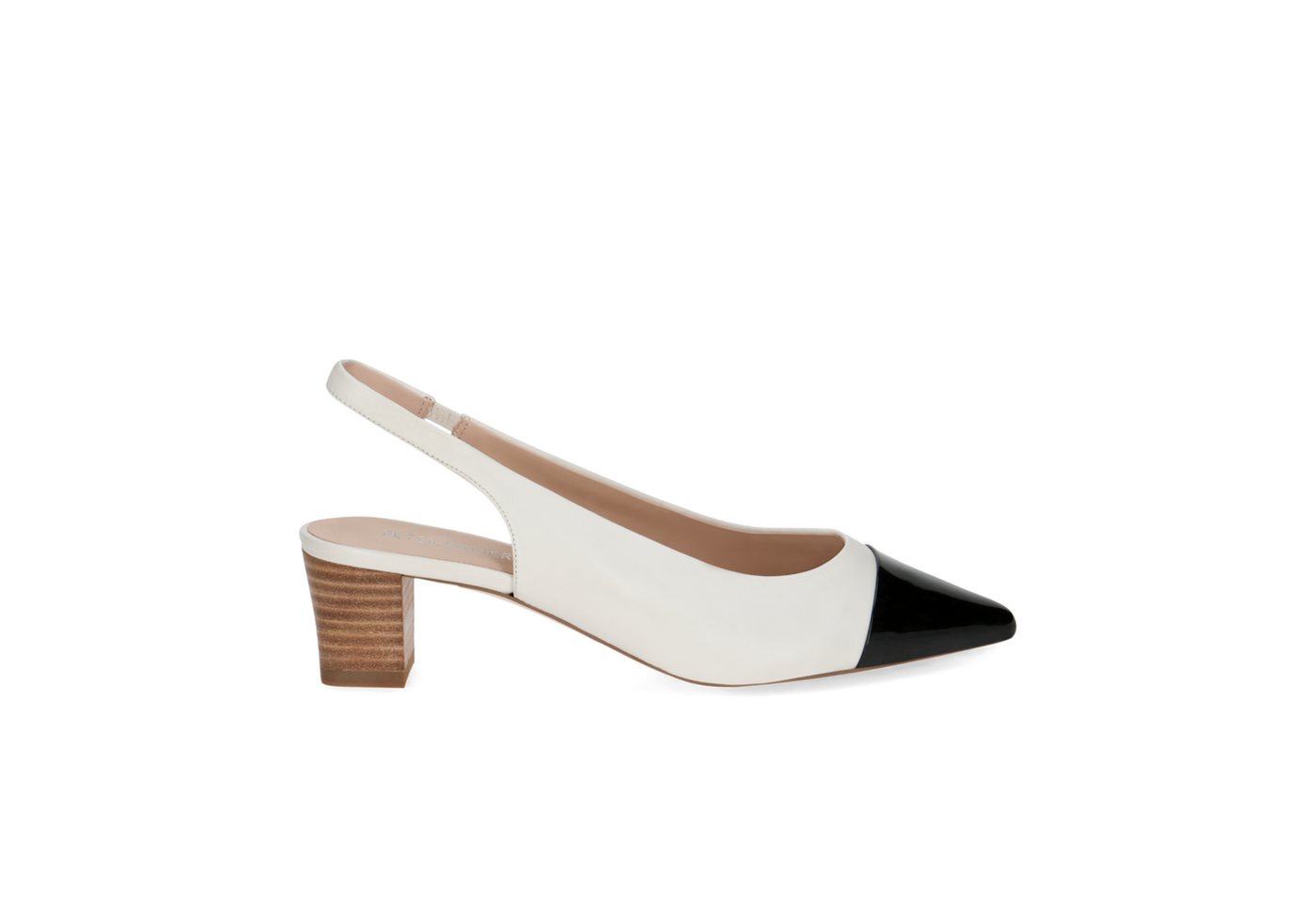 Peter Kaiser 79542 134, Peeptoes & Slingpumps, Weiß,kombiniert, Damen Peeptoepumps
