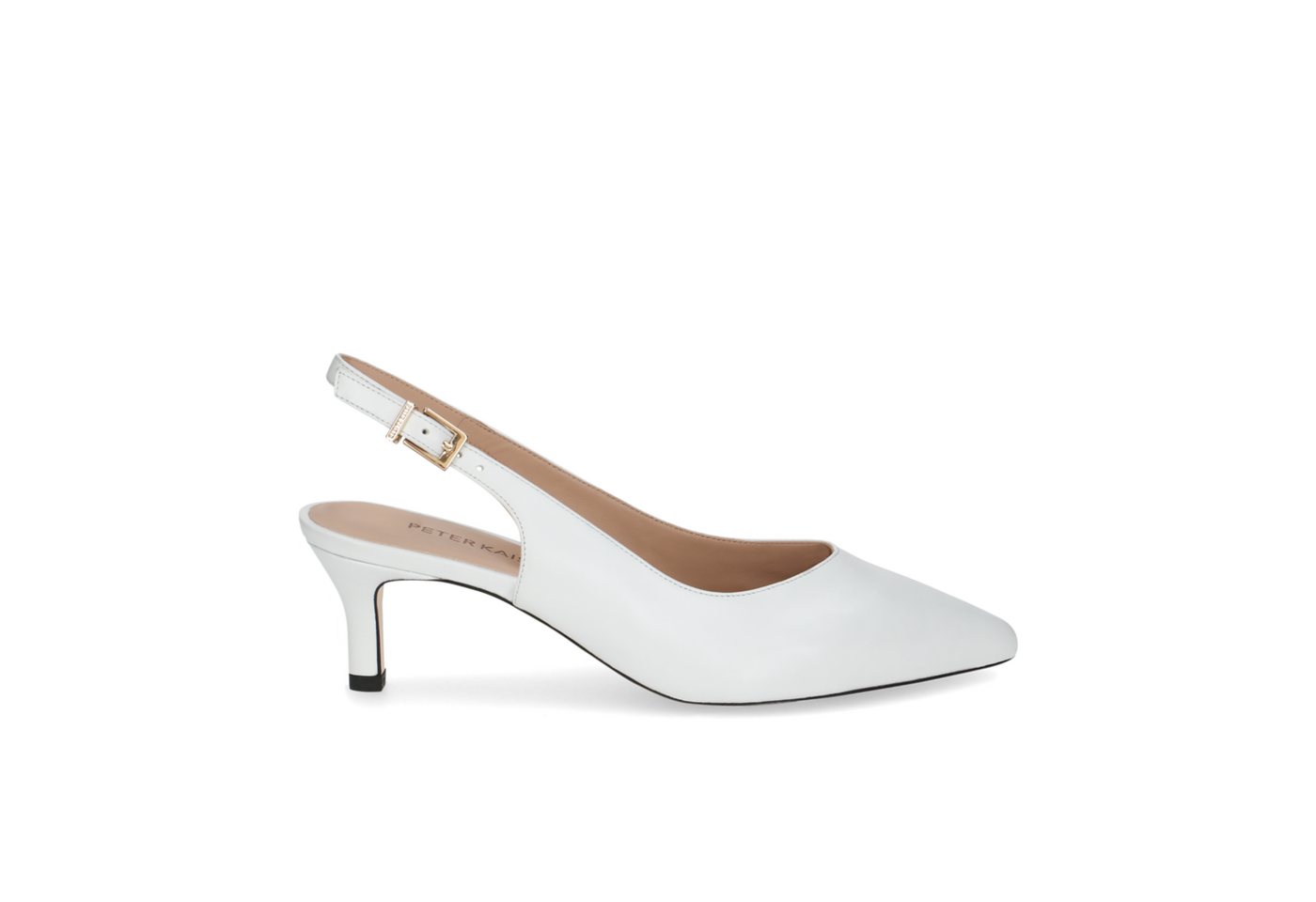 Peter Kaiser 79642 102, Peeptoes & Slingpumps, Weiß, Damen Peeptoepumps