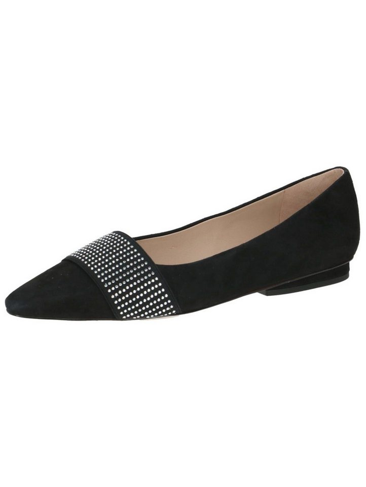 Peter Kaiser Ballerinas Veloursleder/Textil Ballerina (schwarz)