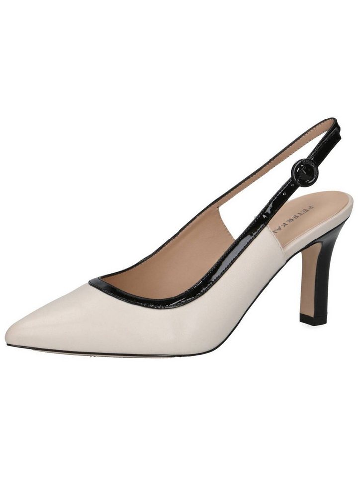 Peter Kaiser Pumps Leder High-Heel-Pumps (beige/schwarz)
