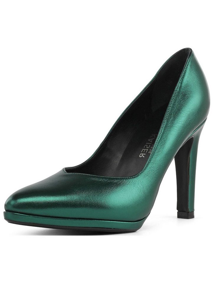 Peter Kaiser Pumps Leder High-Heel-Pumps (grün)
