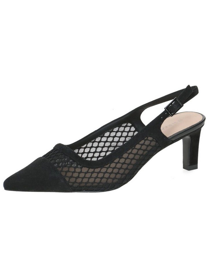 Peter Kaiser Pumps Leder/Textil Slingpumps