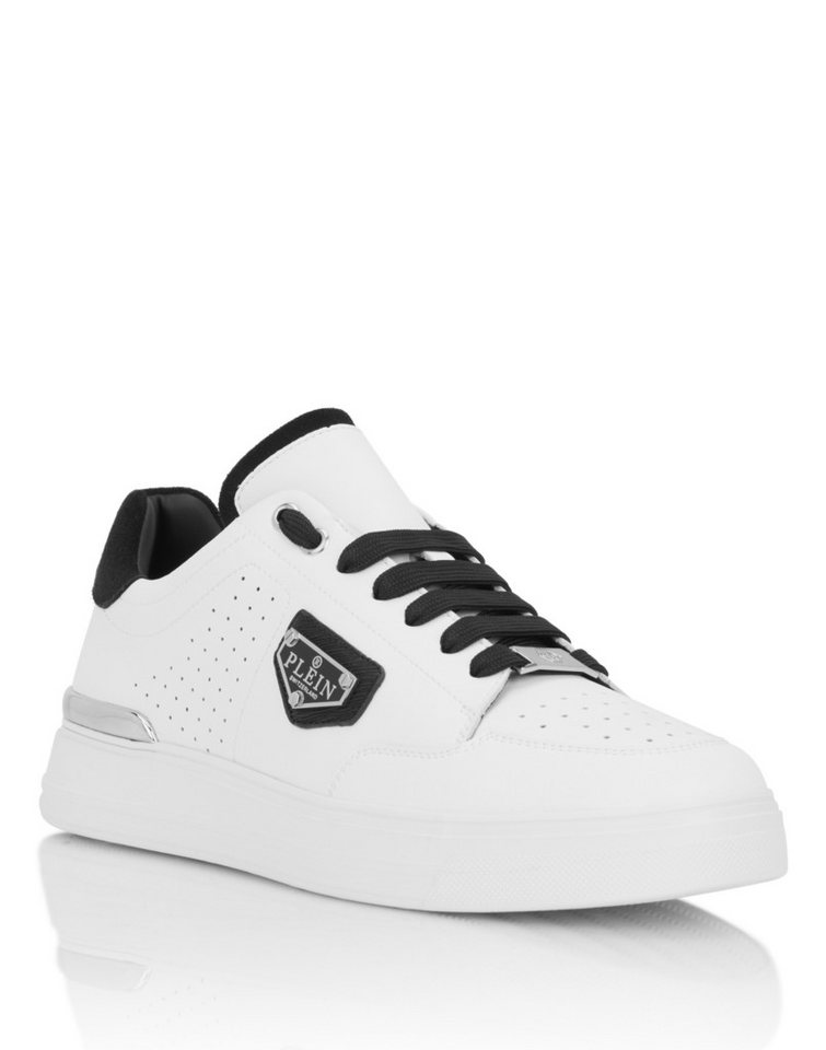 PHILIPP PLEIN Lo-Top Turnschuhe Sneaker (weiß/schwarz)