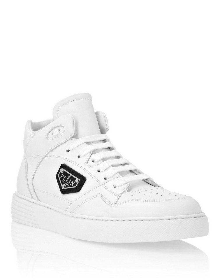 PHILIPP PLEIN Mid-Top Turnschuhe Sneaker (weiß)