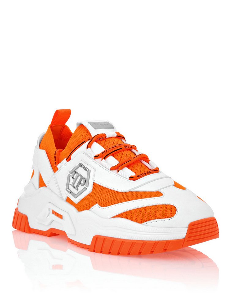 PHILIPP PLEIN Predator Sneaker (orange/weiß)