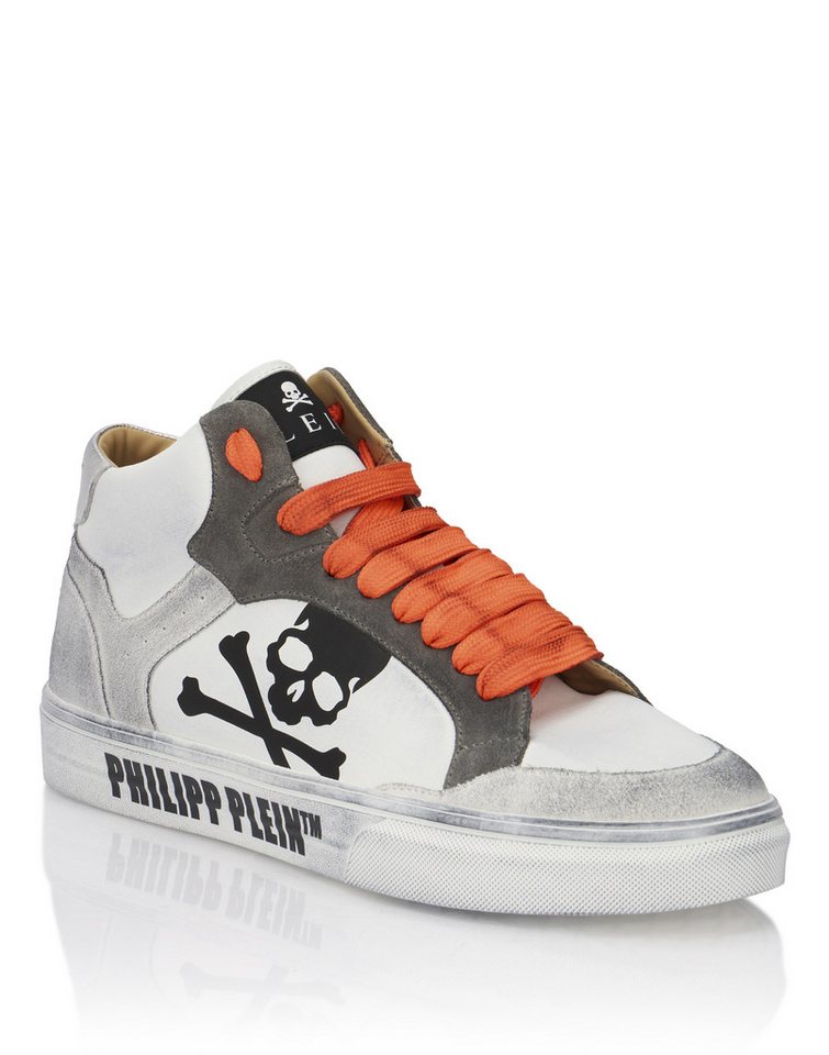PHILIPP PLEIN Retrokickz Sneaker (orange/weiß)