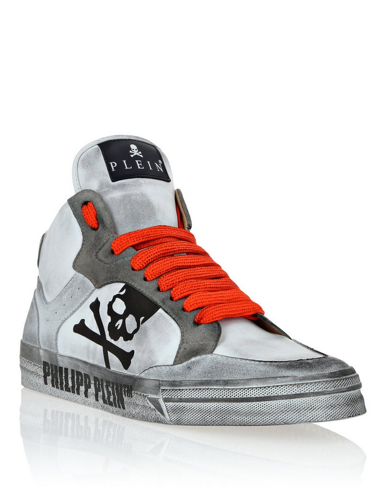 PHILIPP PLEIN Retrokickz Sneaker (orange/weiß)
