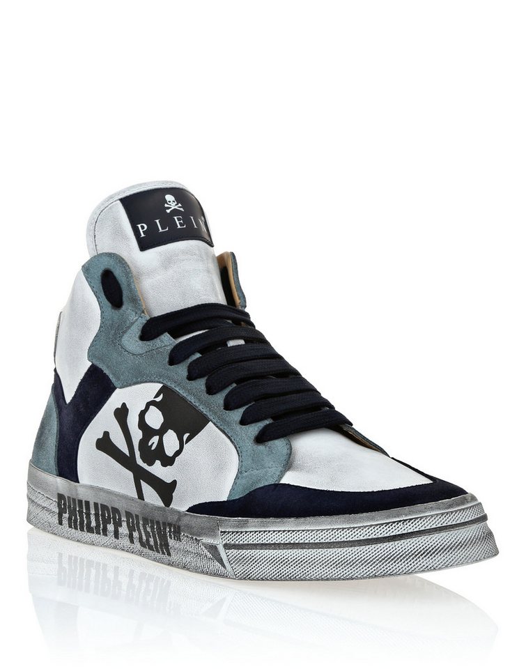 PHILIPP PLEIN Retrokickz Sneaker (weiß/blau)