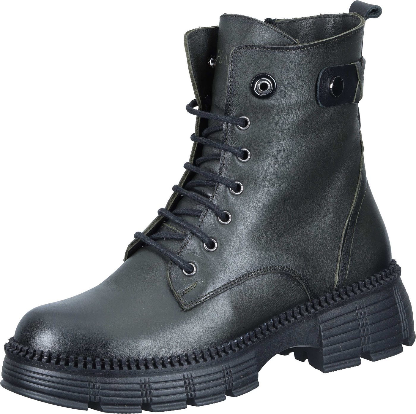 Piazza Stiefeletten Schnürstiefelette aus echtem Leder