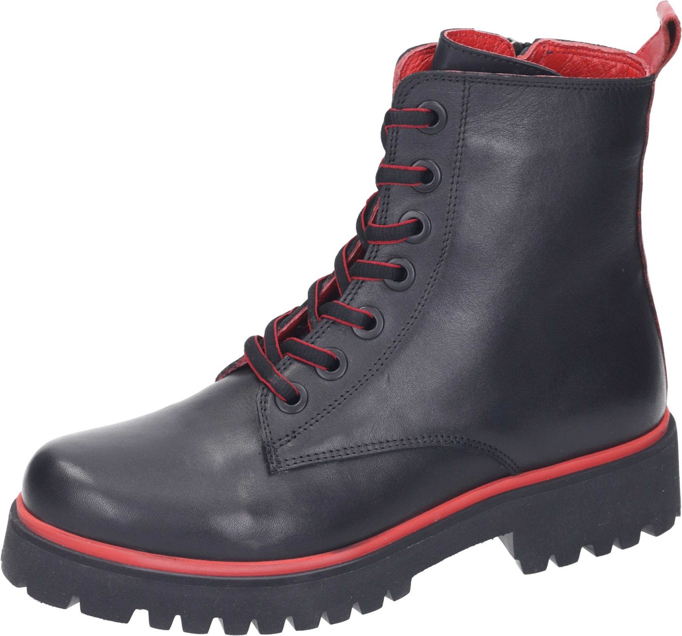 Piazza Stiefeletten Stiefelette aus echtem Leder (schwarz)