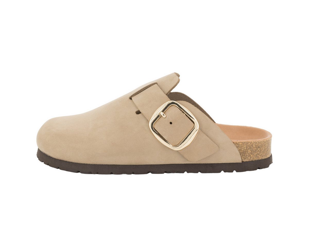 piece of mind. Comfort Clog (1-tlg) Clogs - Ergonomisches Fußbett, pflanzlich gegerbtes Nubuk Leder