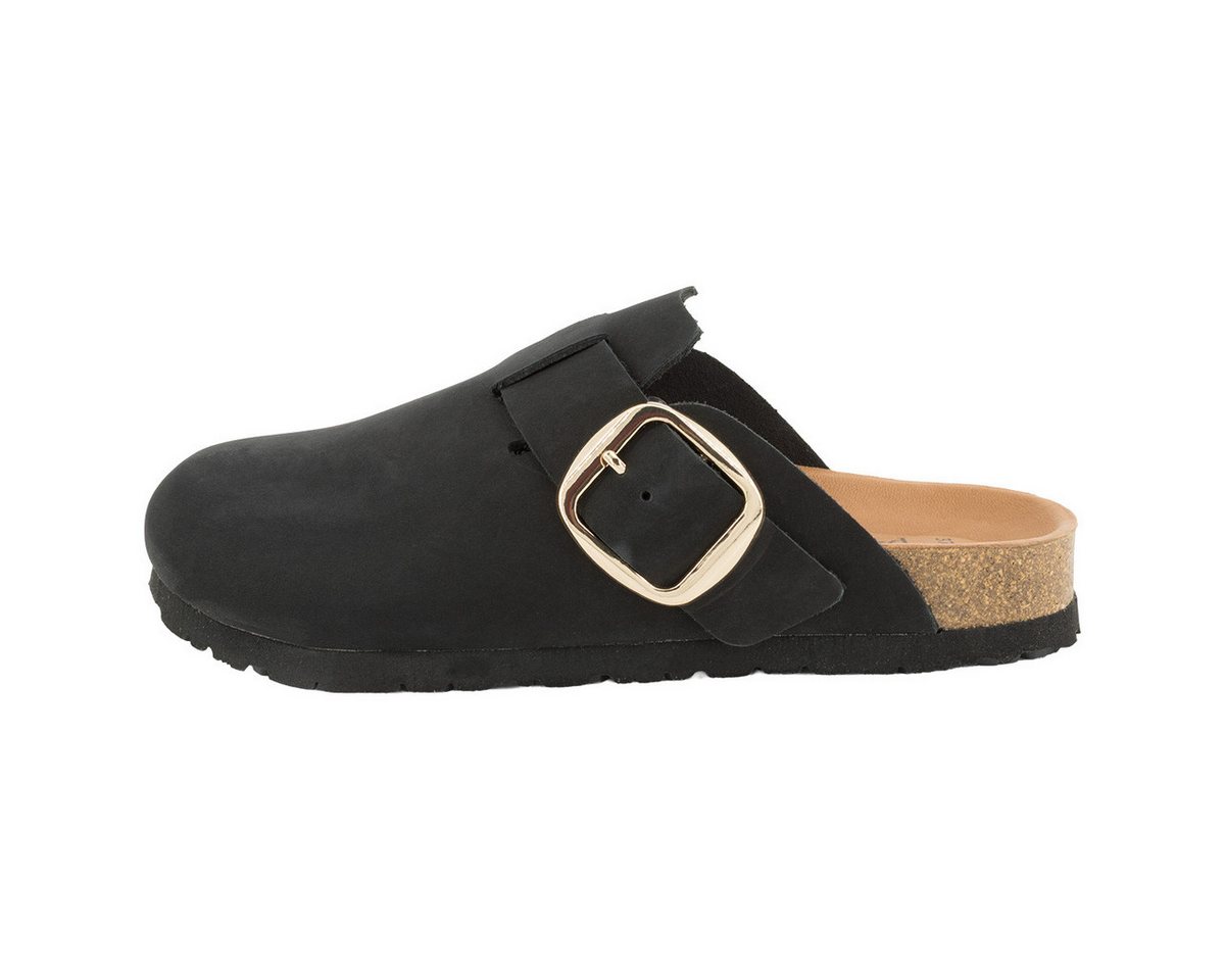 piece of mind. Comfort Clog (1-tlg) Clogs - Ergonomisches Fußbett, pflanzlich gegerbtes Nubuk Leder