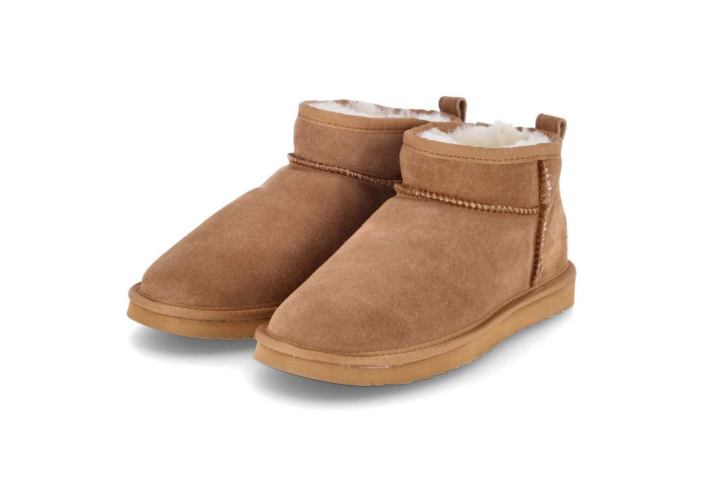 piece of mind. Piece of Mind 264718000/446 Damen Rauleder braun Winterstiefel