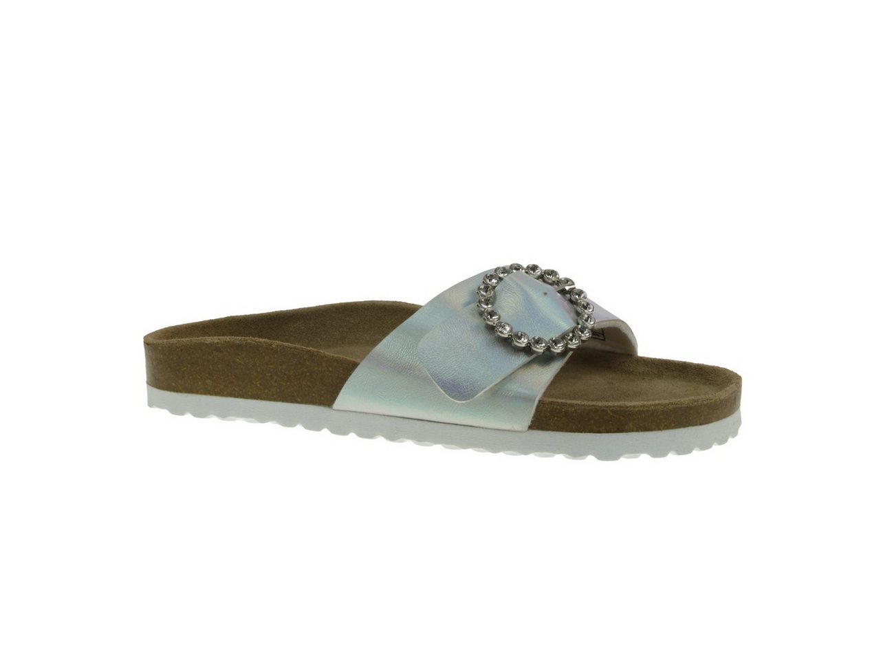 piece of mind. Piece of Mind Damen Sandale Pantolette silber EUR 39 Pantolette