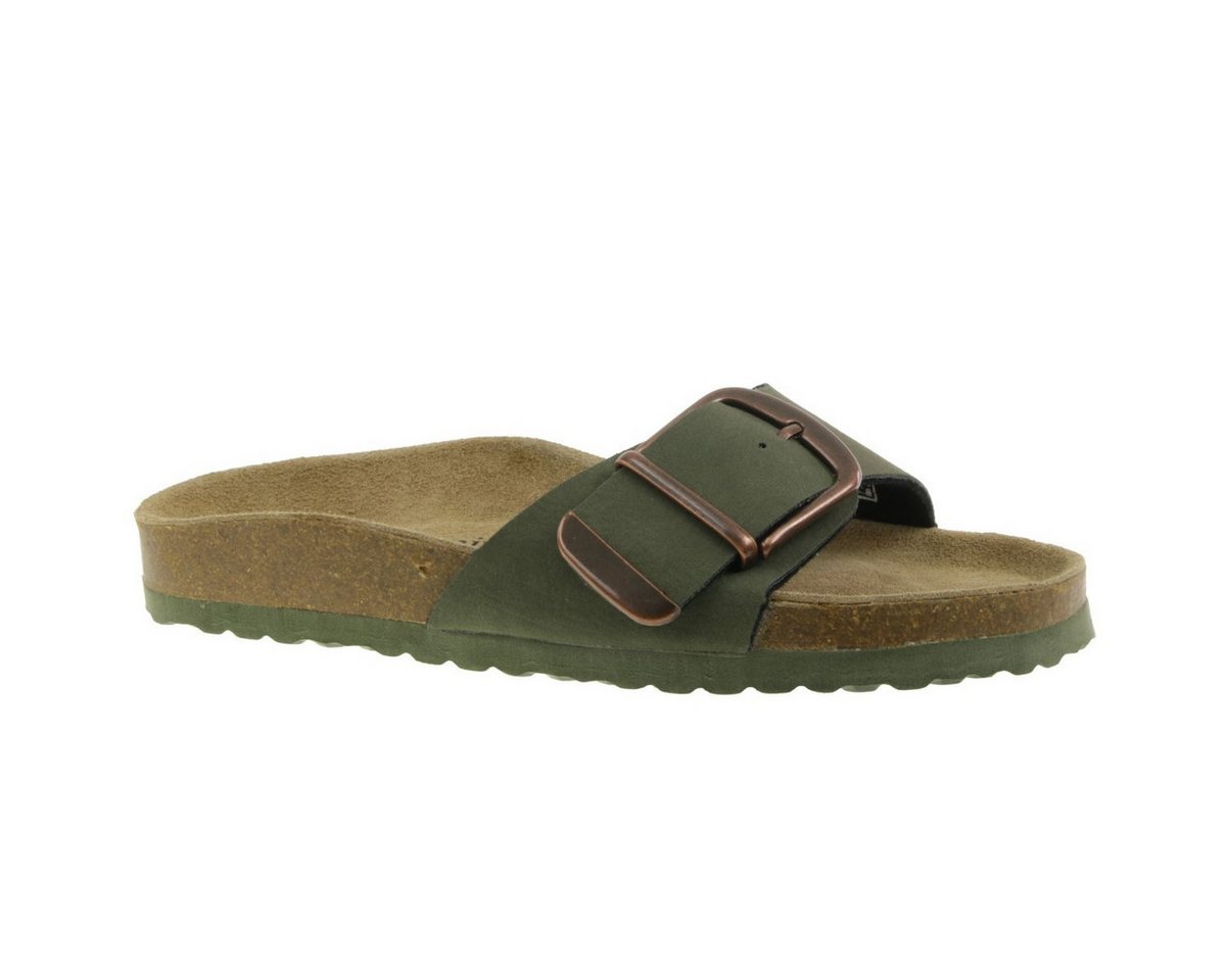 piece of mind. Piece of Mind Sandale Pantolette Slides Leder grün EUR 38 Pantolette