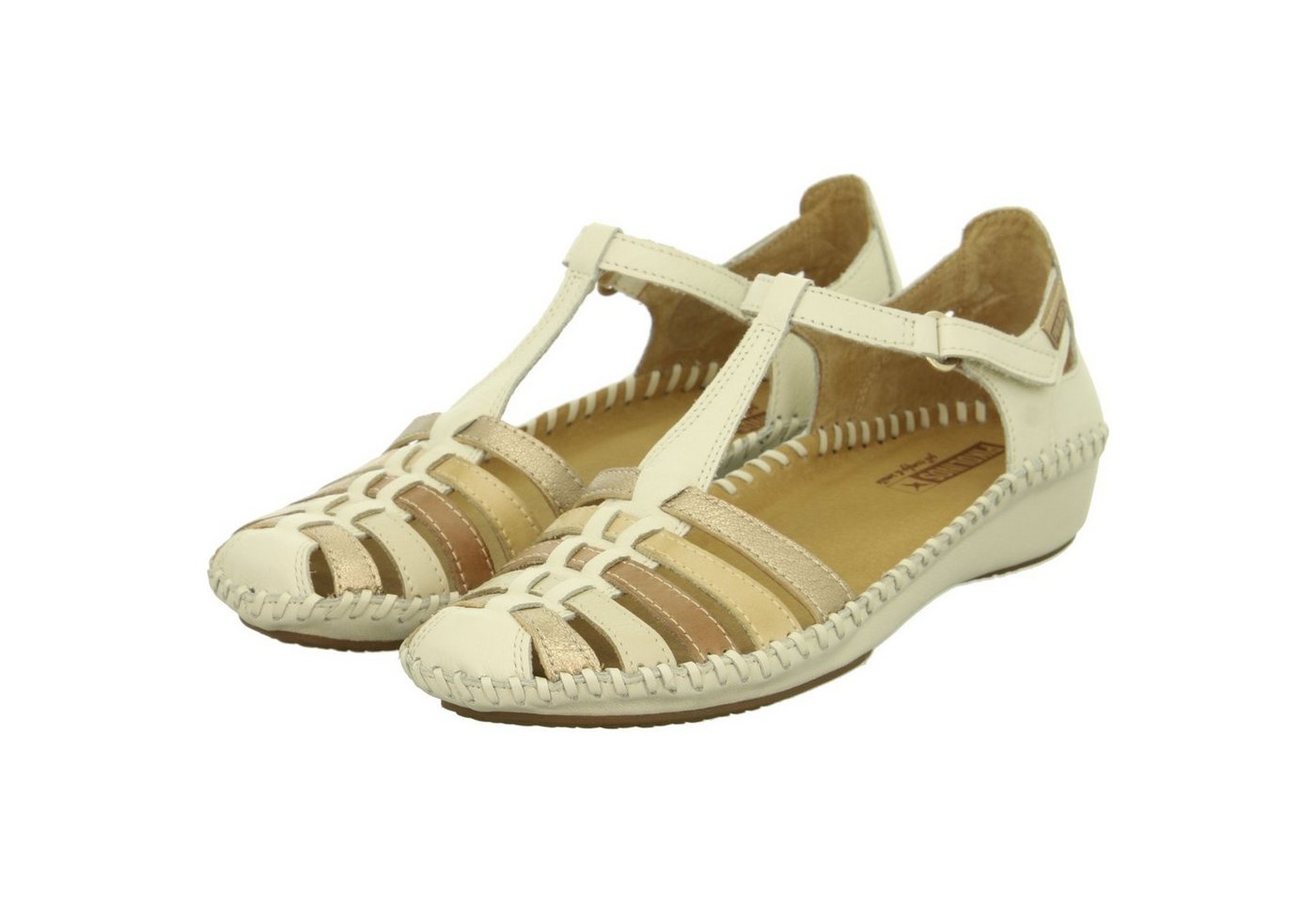 Pikolinos 655-0843C2 NATA Damen Glattleder weiss Slipper