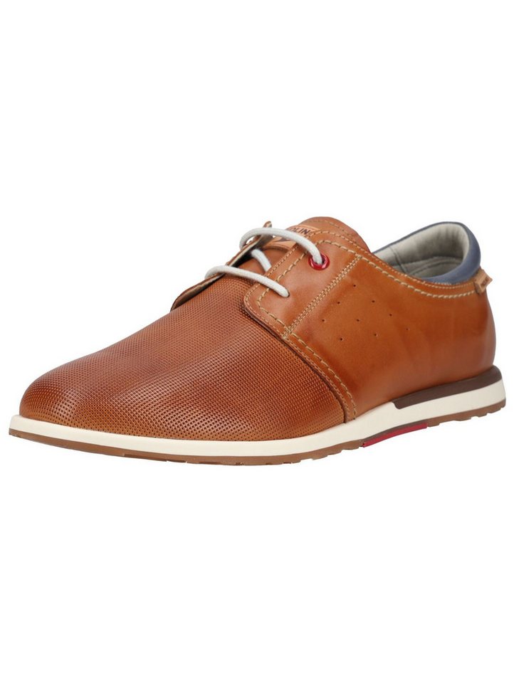 Pikolinos Businessschuhe Leder Schnürschuh (braun/weiß)