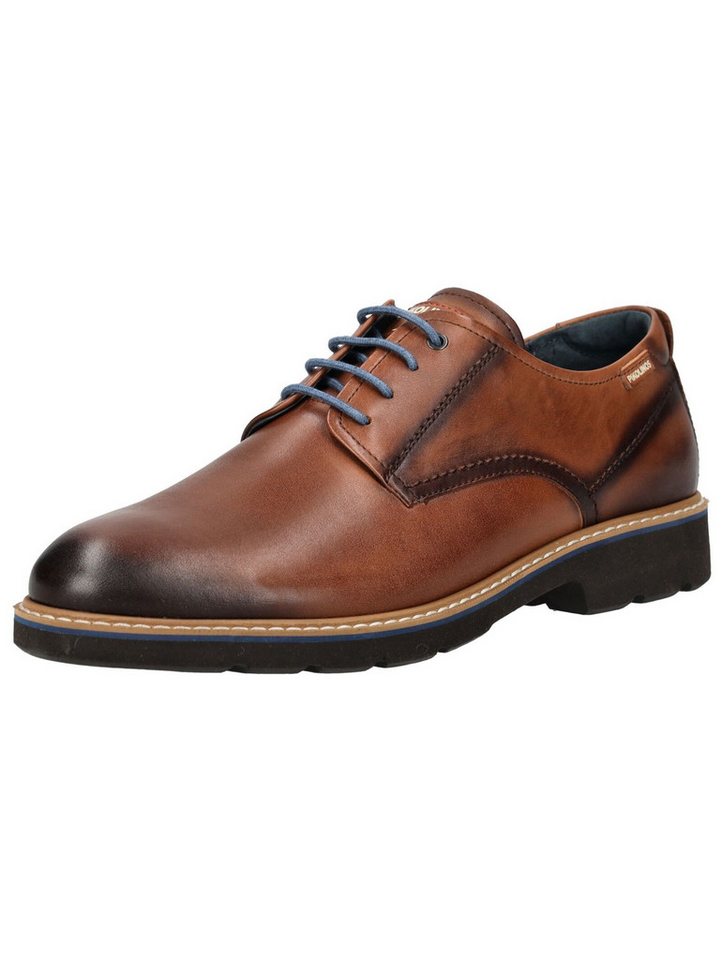 Pikolinos Halbschuhe Leder Schnürschuh (braun/schwarz)