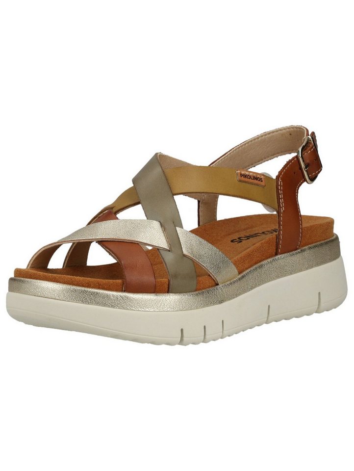Pikolinos Sandalen Leder Riemchensandale (Brandy)
