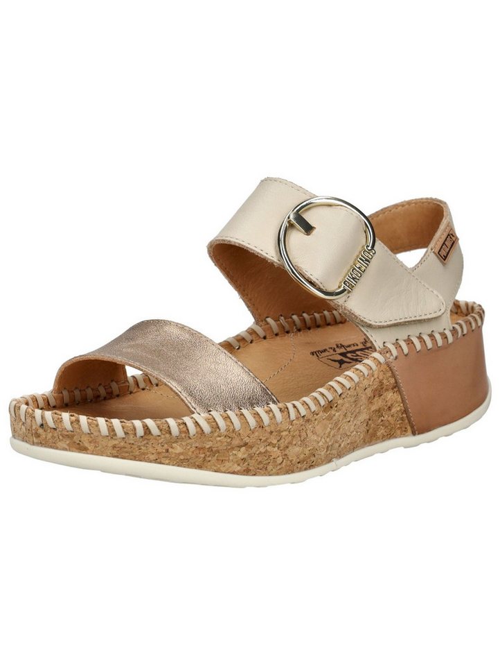 Pikolinos Sandalen Leder Riemchensandale (Champagne)